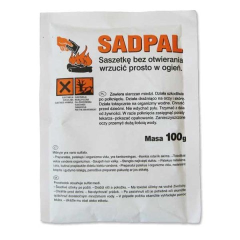 KATALIZATOR DO SPALANIA SADZY SADPAL 100G SASZETKA UN KATALIZATOR DO SPALANIA SADZY SADPAL 100G SASZETKA UN