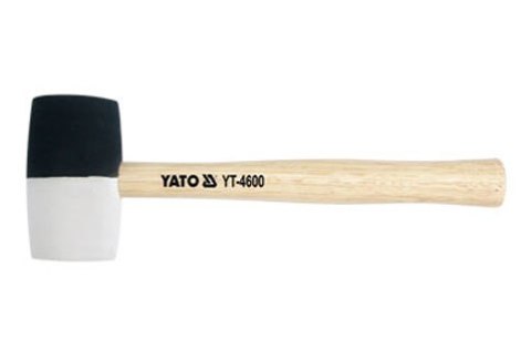 MŁOTEK GUMOWY CZARNO-BIAŁY 250G YATO MŁOTEK GUMOWY CZARNO-BIAŁY 250G YATO