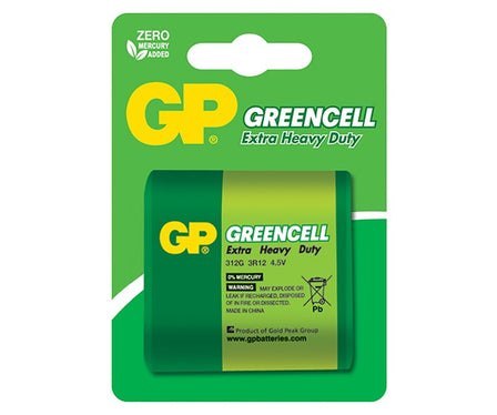 BATERIA PŁASKA GREENCELL 4.5V 3R12 GP BATTERY BATERIA PŁASKA GREENCELL 4.5V 3R12 GP BATTERY