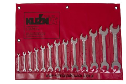 KOMPLET KLUCZY PŁASKICH 13 SZTUK 6-32MM KUŹNIA KOMPLET KLUCZY PŁASKICH 13 SZTUK 6-32MM KUŹNIA