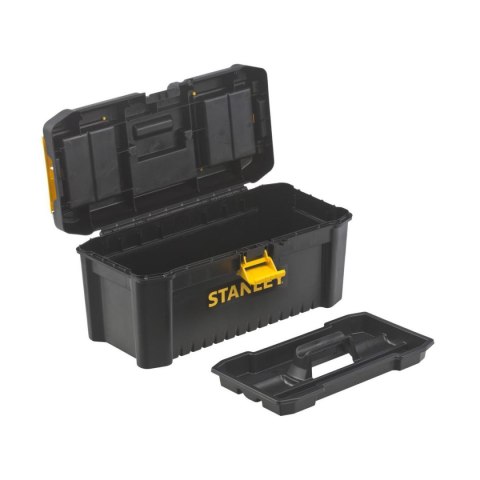 SKRZYNKA NARZĘDZIOWA ESSENTIAL ZATRZASKI PLAST 16'' STANLEY SKRZYNKA NARZĘDZIOWA ESSENTIAL ZATRZASKI PLAST 16'' STANLEY