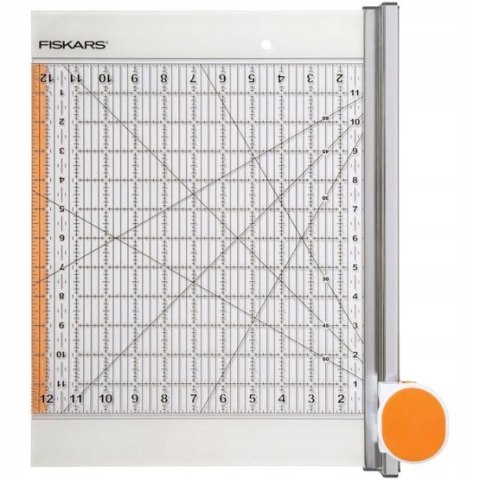 GILOTYNA Z OBROTOWYM OSTRZEM I LINIJKĄ 12"X12" FISKARS GILOTYNA Z OBROTOWYM OSTRZEM I LINIJKĄ 12"X12" FISKARS