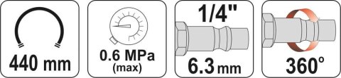 PISTOLET DO POMPOWANIA KÓŁ YATO PISTOLET DO POMPOWANIA KÓŁ YATO