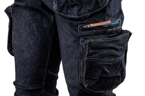 SPODNIE ROBOCZE 5-KIESZENIOWE DENIM ROZMIAR M NEO SPODNIE ROBOCZE 5-KIESZENIOWE DENIM ROZMIAR M NEO