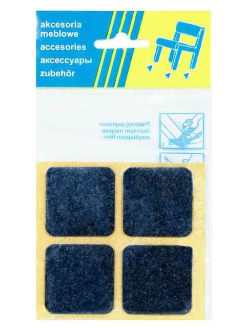 PODKŁADKA FILCOWA BLISTER BIAŁA 40*40MM - 4SZT UN PODKŁADKA FILCOWA BLISTER BIAŁA 40*40MM - 4SZT UN