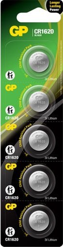 BATERIA GUZIKOWA LITOWA 3V CR1620 GP BATTERY BATERIA GUZIKOWA LITOWA 3V CR1620 GP BATTERY