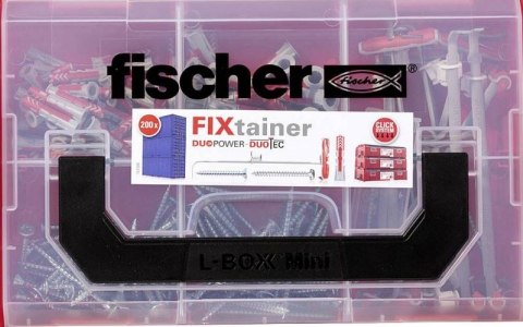 FIXTAINER KOŁKI DUOPOWER 200+WKRĘTY+DUOTEC FISCHER FIXTAINER KOŁKI DUOPOWER 200+WKRĘTY+DUOTEC FISCHER