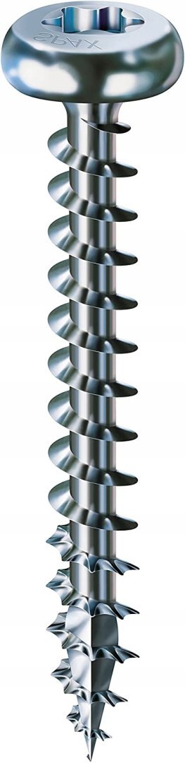 WKRĘT ŁEB PÓŁKULISTY (1000) OCYNK BIAŁY 4.0*20MM HB TX MINI SPAX