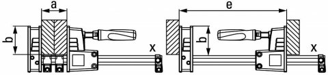 ŚCISK STOLARSKI POŁNOWYMIAROWY REGULOWANY 2000*95MM. BESSEY ŚCISK STOLARSKI POŁNOWYMIAROWY REGULOWANY 2000*95MM. BESSEY