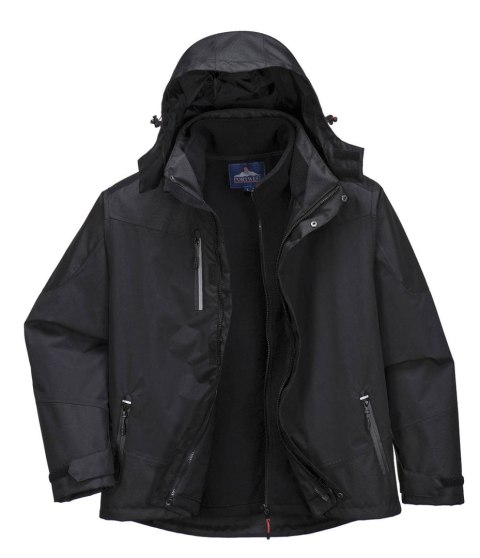 KURTKA OCIEPLANA 3W1 S553 CZARNA XXL PORTWEST KURTKA OCIEPLANA 3W1 S553 CZARNA XXL PORTWEST
