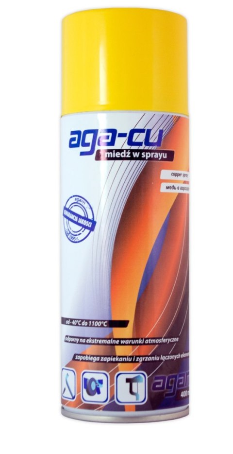 MIEDŹ W SPRAYU 400ML AGAM MIEDŹ W SPRAYU 400ML AGAM