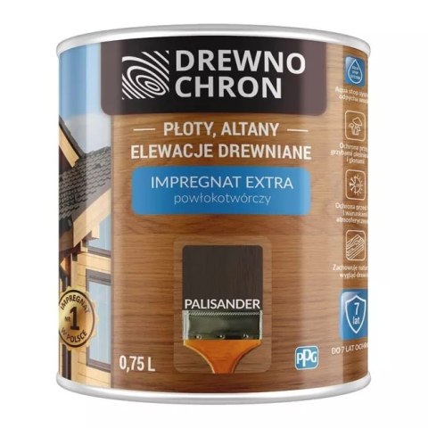 DREWNOCHRON IMPREGNAT POWŁOKOTWÓRCZY PALISANDER 4.5L DREWNOCHRON DREWNOCHRON IMPREGNAT POWŁOKOTWÓRCZY PALISANDER 4.5L DREWNOCHRON