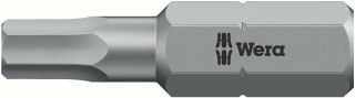 BIT SZEŚCIOKĄTNY 2,5 X 25 MM HEX-PLUS WZMOCNIONY TYP 840/1 Z WERA