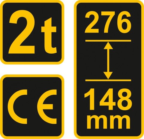 PODNOŚNIK HYDRAULICZNY SŁUPKOWY 2T VOREL PODNOŚNIK HYDRAULICZNY SŁUPKOWY 2T VOREL