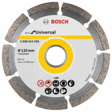 TARCZA DIAMENTOWA BUDOWLANA ECO SEGMENTOWA 125MM BOSCH TARCZA DIAMENTOWA BUDOWLANA ECO SEGMENTOWA 125MM BOSCH