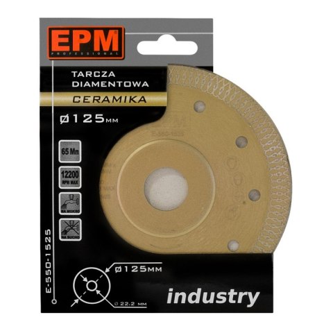 TARCZA DIAMENTOWA INDUSTRY 125MM EPM TARCZA DIAMENTOWA INDUSTRY 125MM EPM
