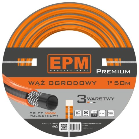 WĄŻ ZBROJONY DO URZĄDZEŃ ZRASZAJĄCYCH 1 50MB PREMIUM EPM WĄŻ ZBROJONY DO URZĄDZEŃ ZRASZAJĄCYCH 1 50MB PREMIUM EPM