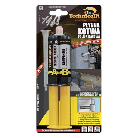 PŁYNNA KOTWA POLIURETANOWA 25ML TECHNICQLL PŁYNNA KOTWA POLIURETANOWA 25ML TECHNICQLL