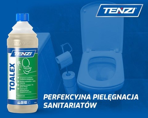 ŚRODEK DO DEZYNFEKCJI I WYBIELANIA SANITARIÓW TOALEX 1L TENZI ŚRODEK DO DEZYNFEKCJI I WYBIELANIA SANITARIÓW TOALEX 1L TENZI