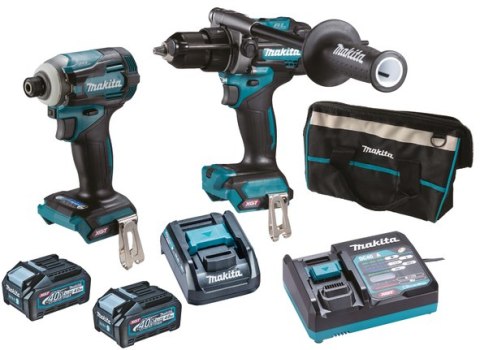 ZESTAW COMBO 40V XGT HP001G+TD001G 2*4.0AH TORBA MAKITA ZESTAW COMBO 40V XGT HP001G+TD001G 2*4.0AH TORBA MAKITA