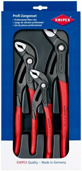 ZESTAW SZCZYPIEC COBRA 3CZ. KNIPEX