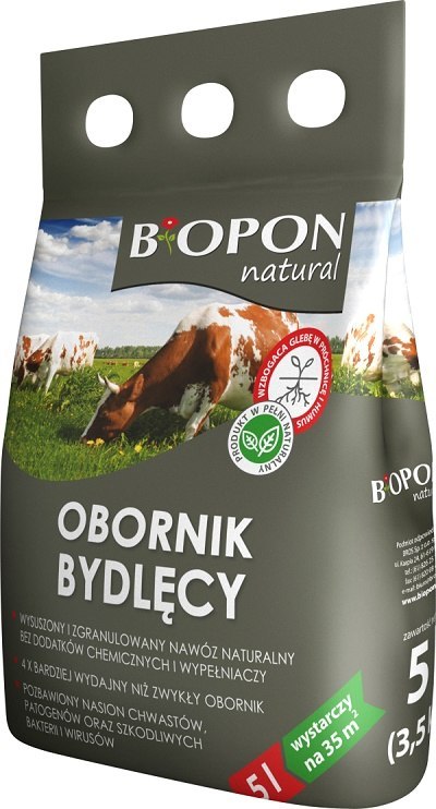 OBORNIK - GRANULOWANY BYDLĘCY 5L BIOPON OBORNIK - GRANULOWANY BYDLĘCY 5L BIOPON