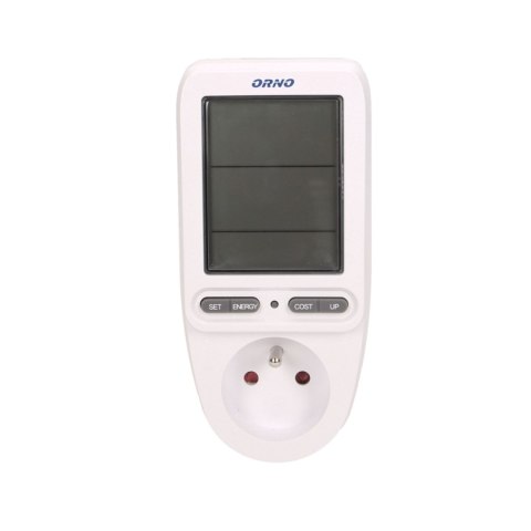 WATOMIERZ, KALKULATOR ENERGII Z WYŚWIETLACZEM LCD ORNO WATOMIERZ, KALKULATOR ENERGII Z WYŚWIETLACZEM LCD ORNO