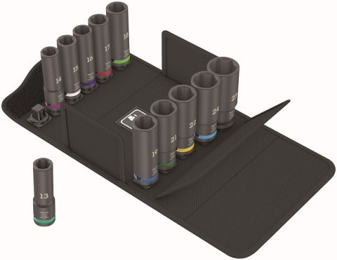 ZESTAW KLUCZY NASADOWYCH IMPAKTOR DEEP SET 1, 11CZ. WERA