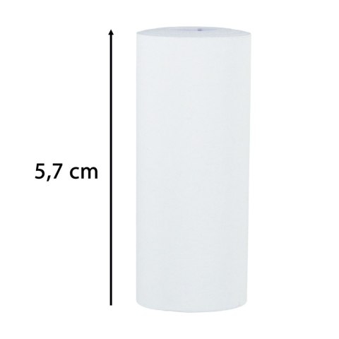 Rolki papier wkład termiczny do mini drukarki 57mm x 4,5m 5 sztuk Rolki papier wkład termiczny do mini drukarki 57mm x 4,5m 5 sztuk