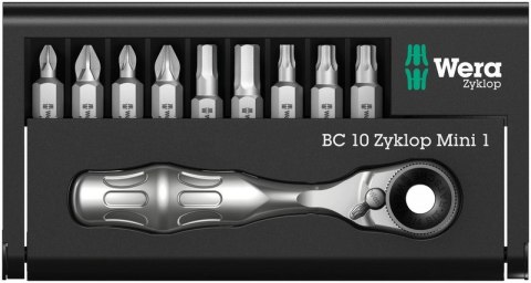 ZESTAW BITÓW BIT-CHECK 10 ZYKLOP MINI 1 10 CZĘŚĆ WERA ZESTAW BITÓW BIT-CHECK 10 ZYKLOP MINI 1 10 CZĘŚĆ WERA