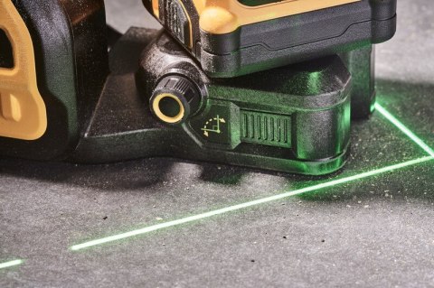LASER LINIOWY 3-PŁASZCZYZNOWY 12/18V ZIE. WIĄZKA XR 1*2.0AH DEWALT