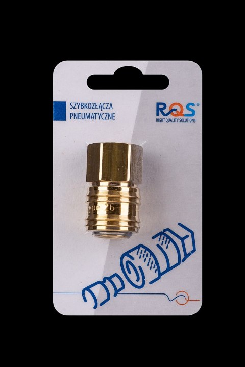 SZYBKOZŁĄCZE TYP 26 1/4'' GWINT WEWNĘTRZNY RQS RQS SZYBKOZŁĄCZE TYP 26 1/4'' GWINT WEWNĘTRZNY RQS RQS