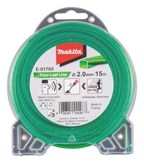 ŻYŁKA NYLONOWA 'KONICZYNA' 2.0MM*15M MAKITA ŻYŁKA NYLONOWA 'KONICZYNA' 2.0MM*15M MAKITA
