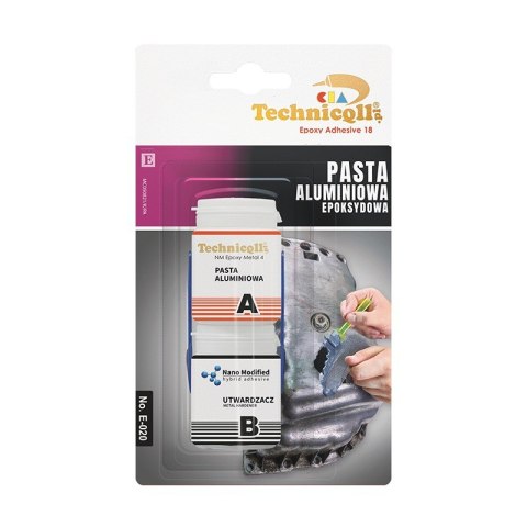 PASTA ALUMINIOWA EPOKSYDOWA 80G TECHNICQLL PASTA ALUMINIOWA EPOKSYDOWA 80G TECHNICQLL