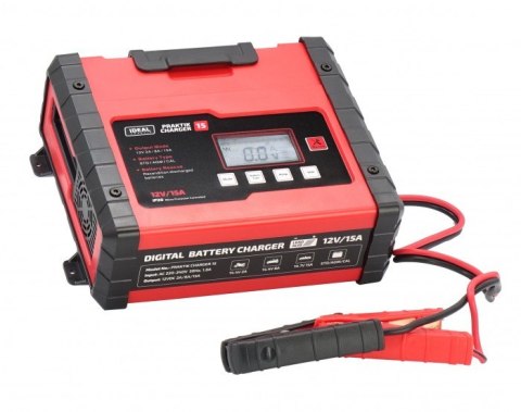 PROSTOWNIK INTELIGENTNY PRAKTIK CHARGER 15 LCD 12V IDEAL PROSTOWNIK INTELIGENTNY PRAKTIK CHARGER 15 LCD 12V IDEAL