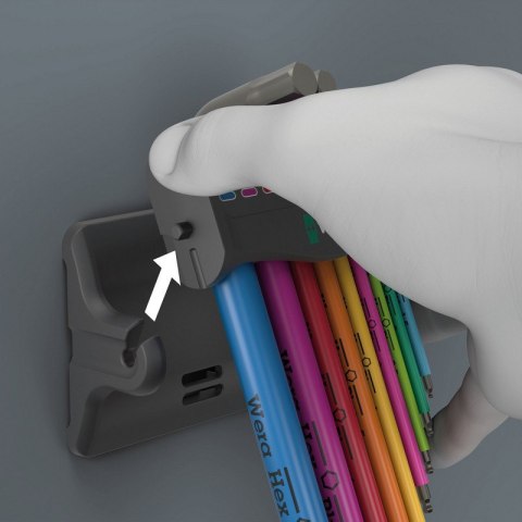 ZESTAW KLUCZY TRZPIENIOWYCH 950/9 HEX-PLUS MULTICOLOU 3 9CZR WERA ZESTAW KLUCZY TRZPIENIOWYCH 950/9 HEX-PLUS MULTICOLOU 3 9CZR WERA