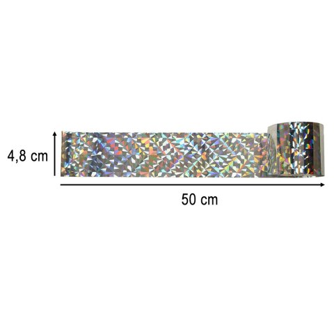 Odstraszacz ptaków taśma odblaskowa odstraszająca ptaki 5cm x 50m 1 sztuka