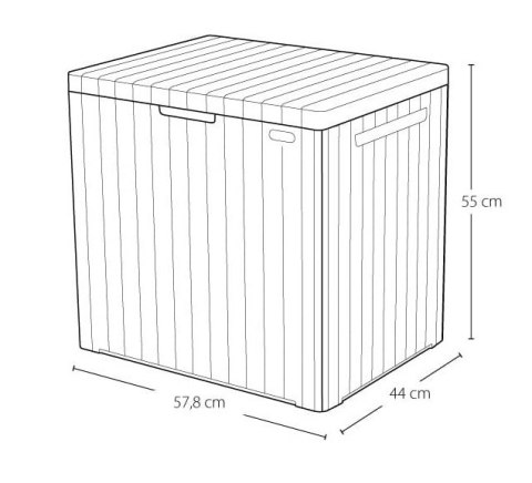 SKRZYNIA OGRODOWA/TARASOWA, CITY 113L KETER SKRZYNIA OGRODOWA/TARASOWA, CITY 113L KETER