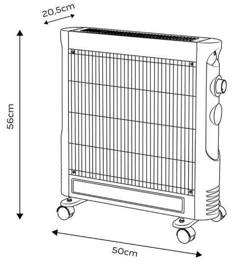 PROMIENNIK KWARCOWY PODCZERWIENI 600W/1200W NEO
