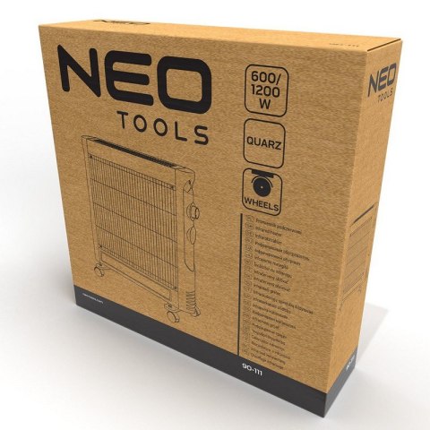 PROMIENNIK KWARCOWY PODCZERWIENI 600W/1200W NEO