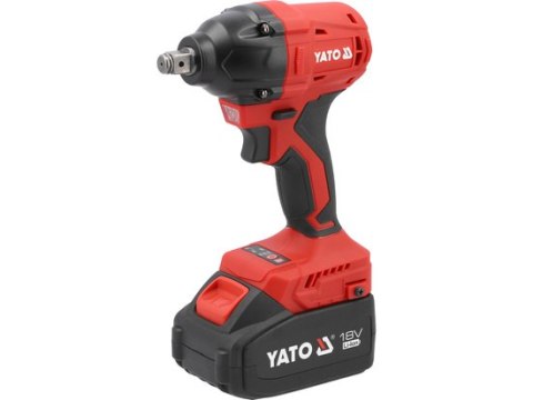 KLUCZ UDAROWY BEZSZCZOTKOWY 18V 1/2'' 350NM 2*4AH YATO KLUCZ UDAROWY BEZSZCZOTKOWY 18V 1/2'' 350NM 2*4AH YATO