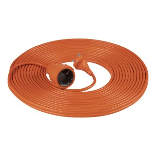 PRZEDŁUŻACZ OGRODOWY 20M OMY 2X1MM2 IP20 POMARAŃCZOWY ORNO