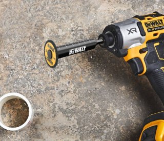 PRZYSTAWKA DO PODCINANIA Z TARCZĄ DIAMENTOWĄ I UCHWYTEM 1/4' DEWALT