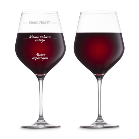 Etui na wino z kieliszkami dla Mamy - prezent dla mamy - na dzień matki Etui na wino z kieliszkami dla Mamy - prezent dla mamy - na dzień matki