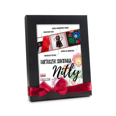 Nitly Folk Fartuszek Sukienka łowicki folkowy NIEJ Nitly Folk Fartuszek Sukienka łowicki folkowy NIEJ