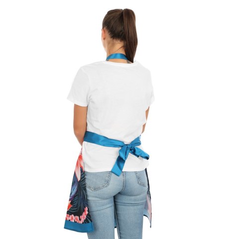 Nitly Paradise Blue - Fartuch Sukienka - prezent Dzień Kobiet Dzień Matki Nitly Paradise Blue - Fartuch Sukienka - prezent Dzień Kobiet Dzień Matki