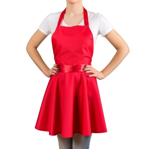 Nitly Red Fartuszek Sukienka dla niej WALENTYNKI Nitly Red Fartuszek Sukienka dla niej WALENTYNKI