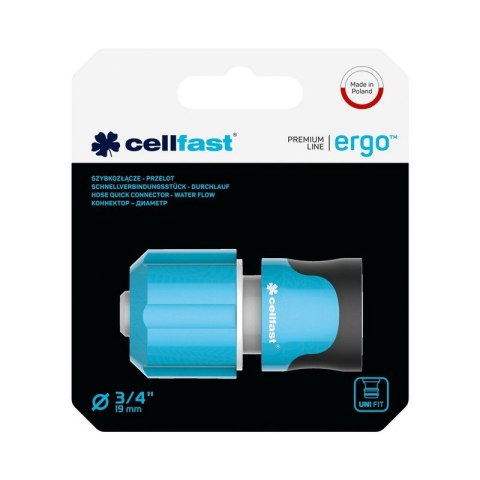SZYBKOZŁĄCZE PRZELOTOWE 3/4 ERGO CELL-FAST SZYBKOZŁĄCZE PRZELOTOWE 3/4 ERGO CELL-FAST