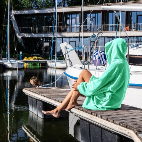 Bluzair Bluza Koc Hoodie Oversize Polska Miętowy Bluzair Bluza Koc Hoodie Oversize Polska Miętowy