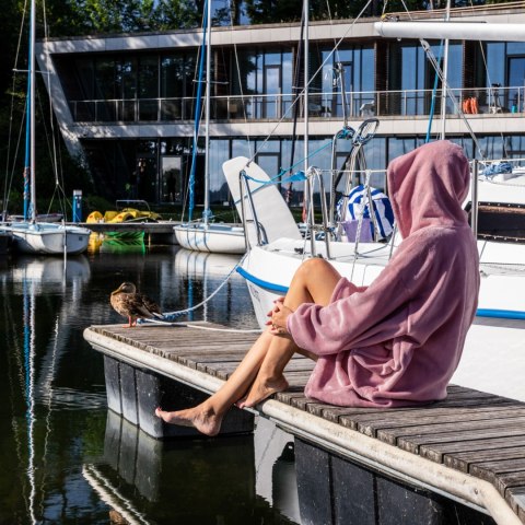 Bluzair Bluza Koc Hoodie Oversize Polska Różowy Bluzair Bluza Koc Hoodie Oversize Polska Różowy